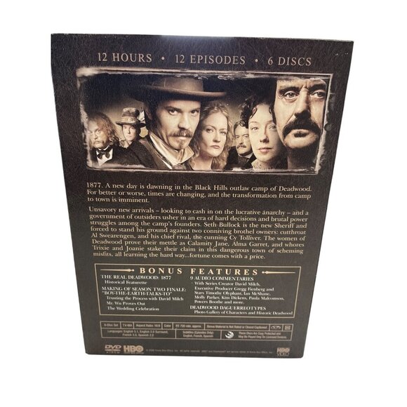 Deadwood: The Complete 1-3 Seasons DVD Box Sets Historical Western Drama - Picture 3 of 4